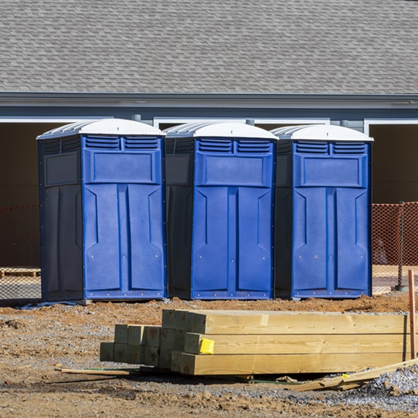 are there any restrictions on where i can place the porta potties during my rental period in Trenton TN